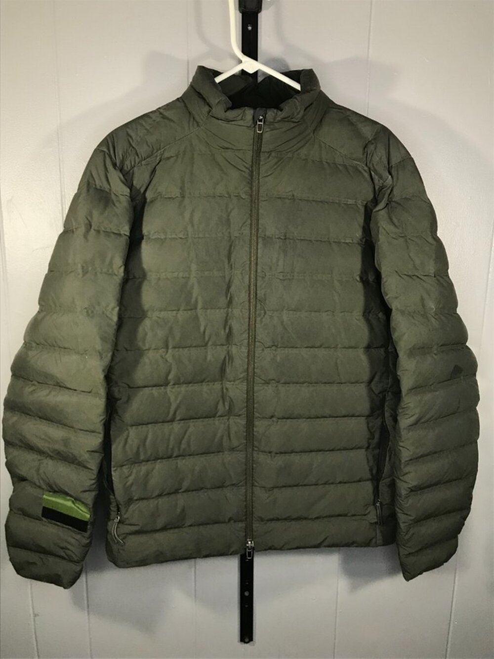 Lululemon Navigation Down Hoodie Men’s LG Green Goose Down Puffer Jacket